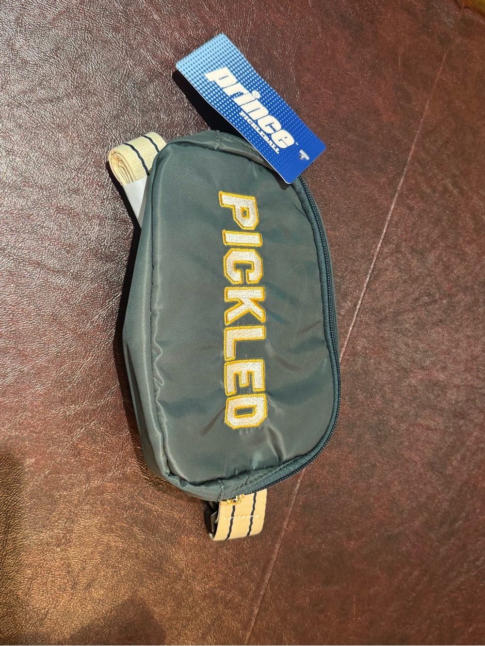 Prince green crossbody bag PICKLED embroidery pickleball bag
